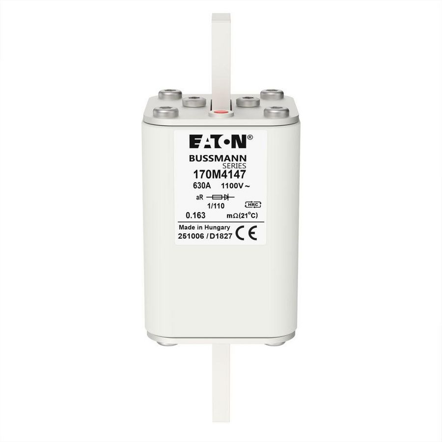 Zekering h. snelheid 630A AC 1100V grootte 1 53x66x138 VVE=6