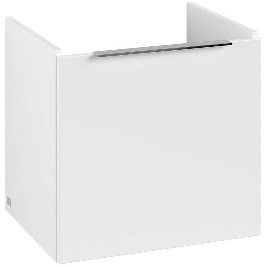 Wastafelonderkastkast ARCHITECTURA 500x470x397mm wit mat greep alu. glans