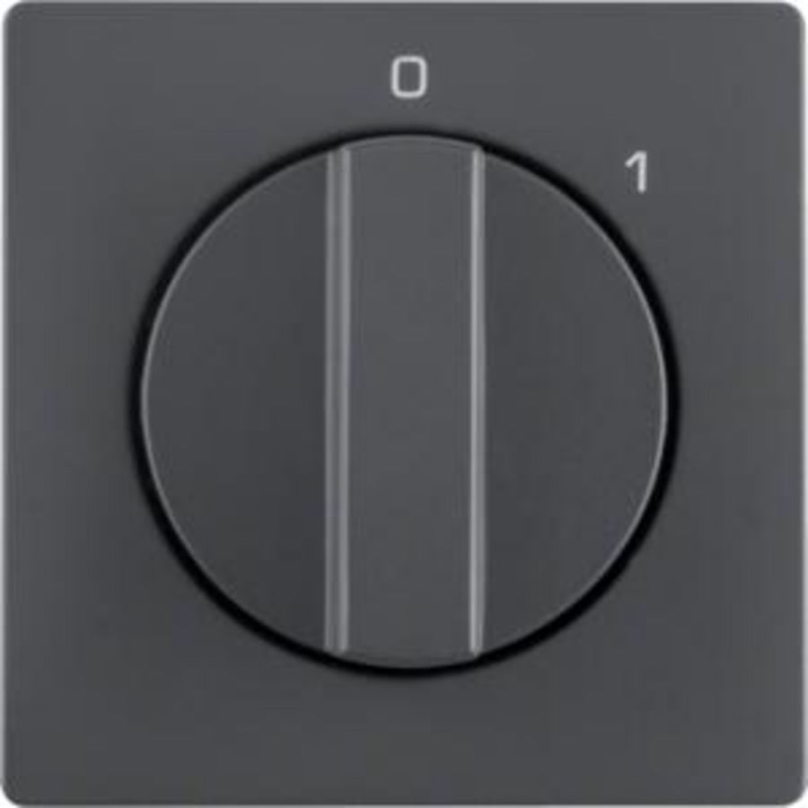 Afdek. v draaischakelaar berker Q.1/Q.3/Q.7 antraciet