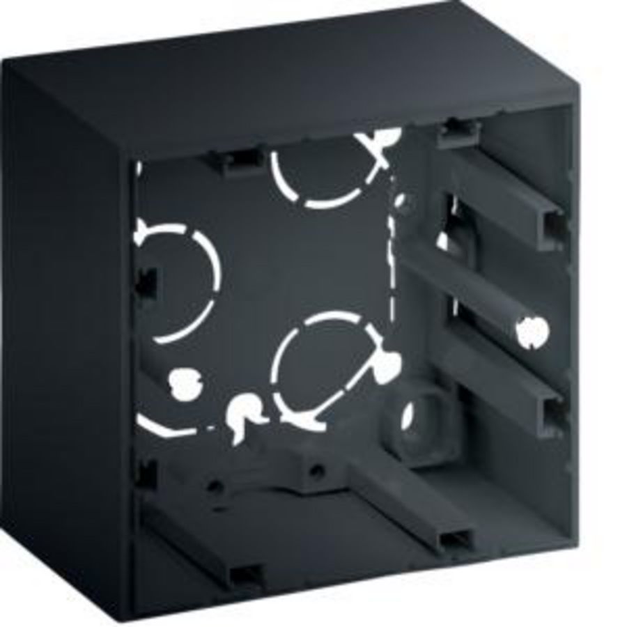 Renovatiebehuizing 1-v hoge uitvoering berker S.1 antraciet