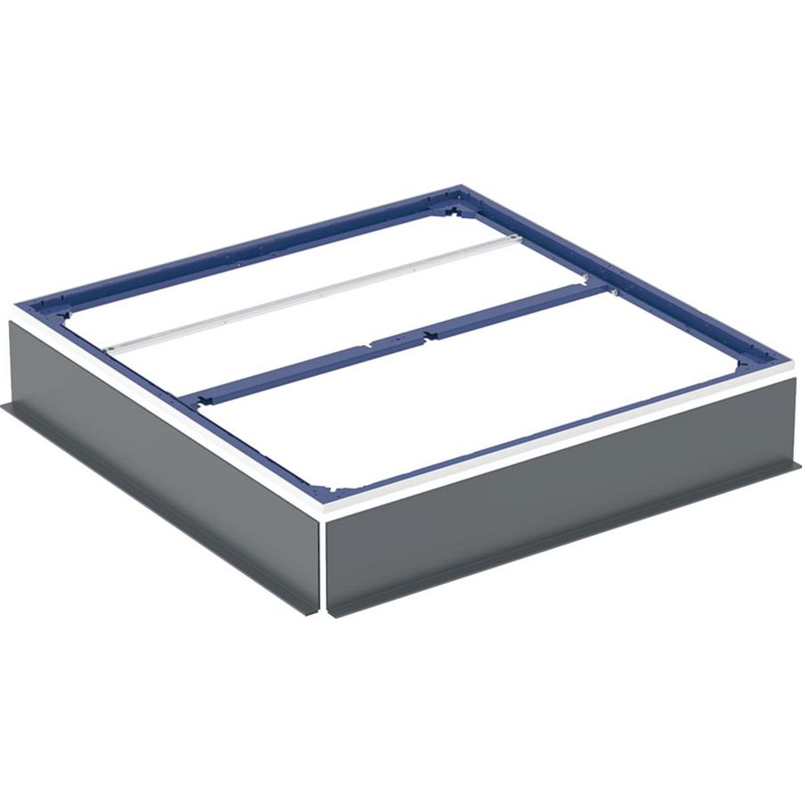 Installatieframes voor douchevloer 120–120cm voor tien steunpoten: 120x120cm