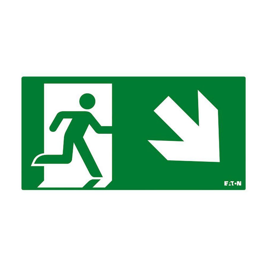 Inlegpictogram FlexiTech 20m ISO AC pijl rechts omlaag