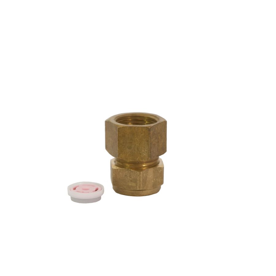 Waterdoseerventiel ProDos DWK 1l/min. messing 15mm klem x 1/2"bi.dr.