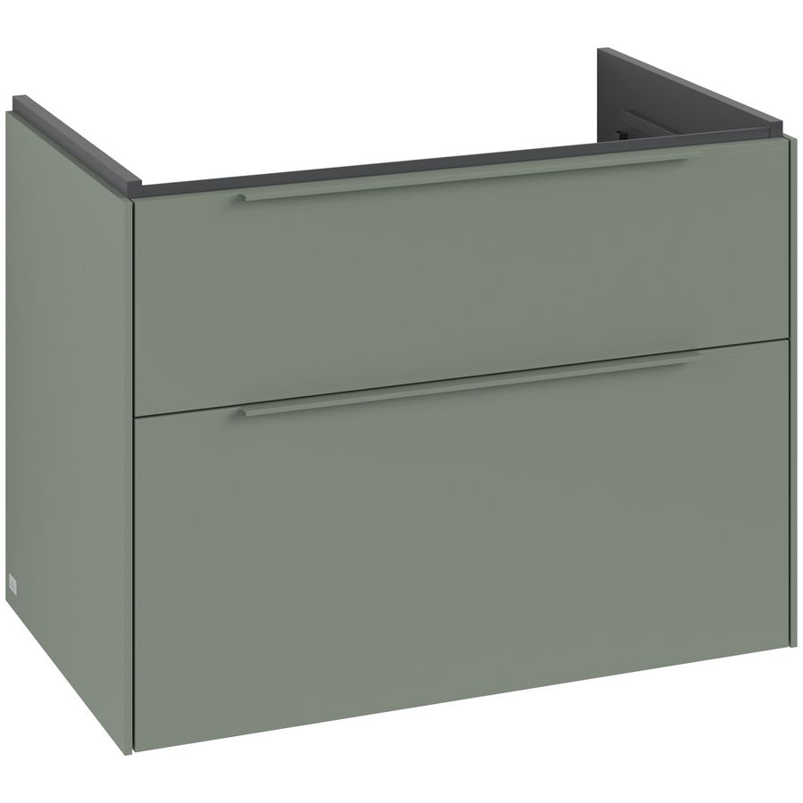 Wastafelonderkastkast SUBWAY 3.0 772x576x478mm Soft Green C57402AF greep monochroom