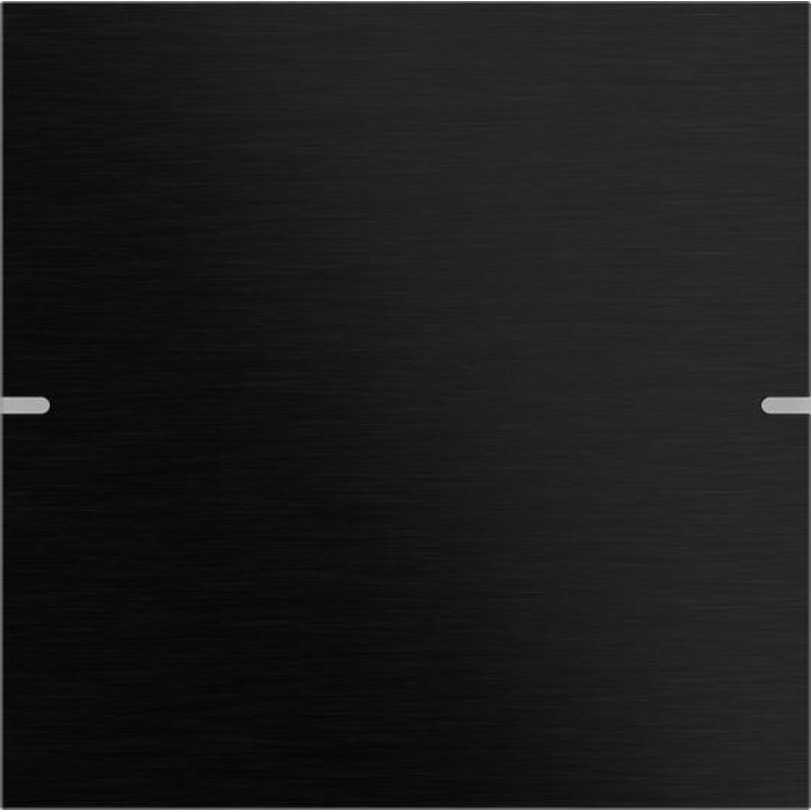 Wippenset 1-voudig tastsens.4.95 alum.zwart(geanod.)