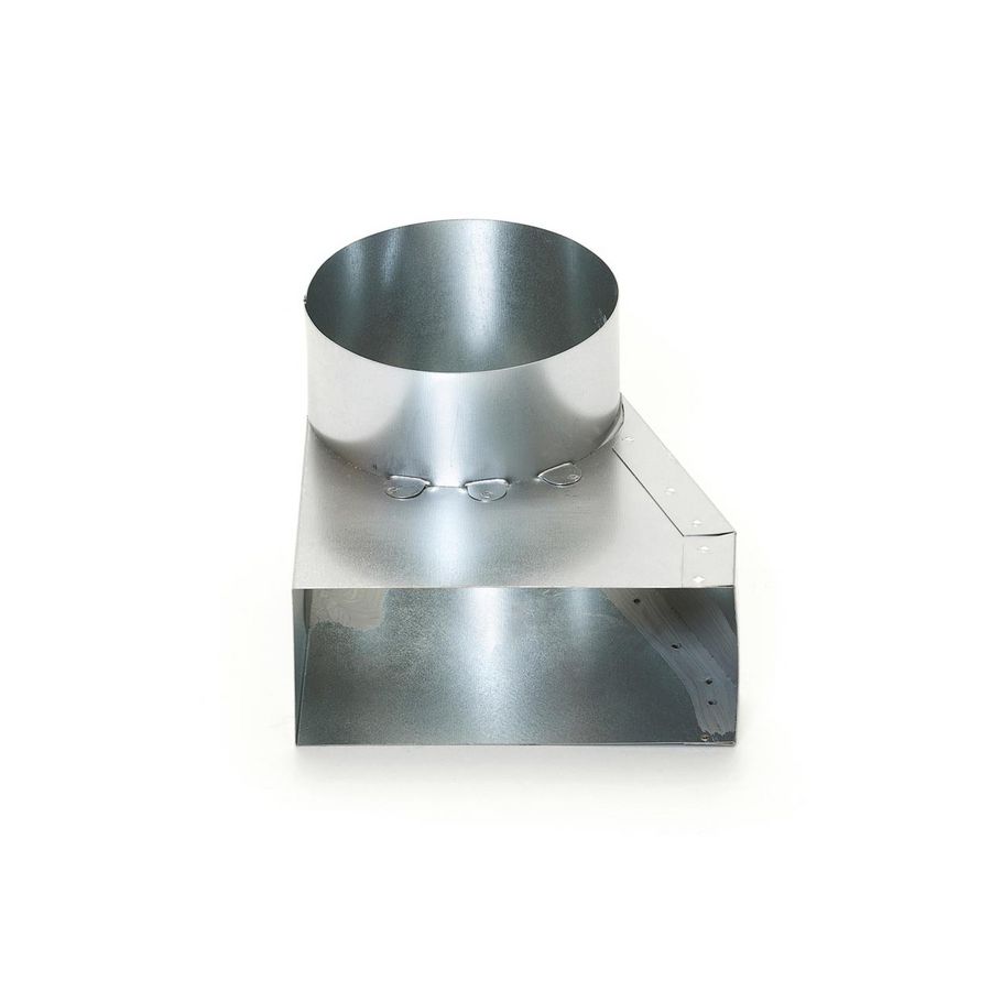 Lepehoek RKLHL links 170x70mm inw. vv flensbus 125mm h=50mm