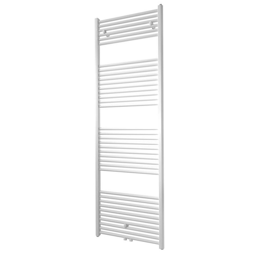 Handdoekradiator LISA COMPACT 50mm middenaansl. wit RAL9016 (1503mm) 1500x600mm 801W