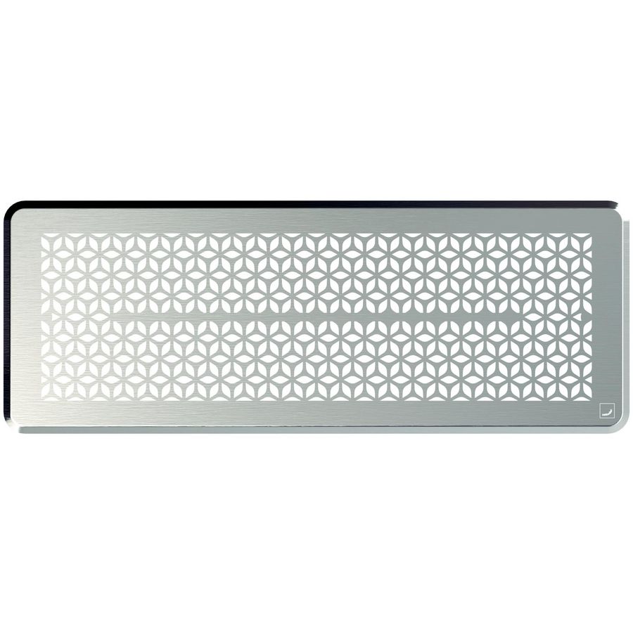 Rooster ComfoGrid Bologna CLD 3xØ90 - 430x160 mm (max. 130 m³/h), RVS (incl. filter)