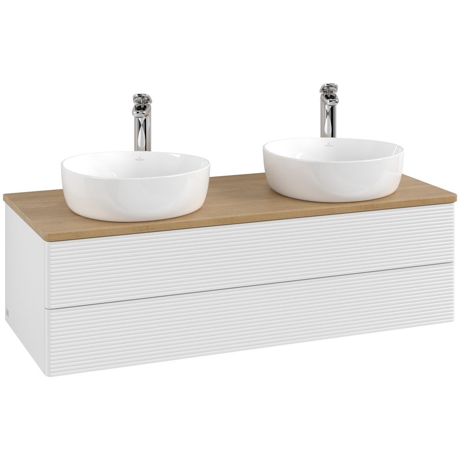 Wastafelonderkast Antao 1200x360x500mm G.White.L L24151GF