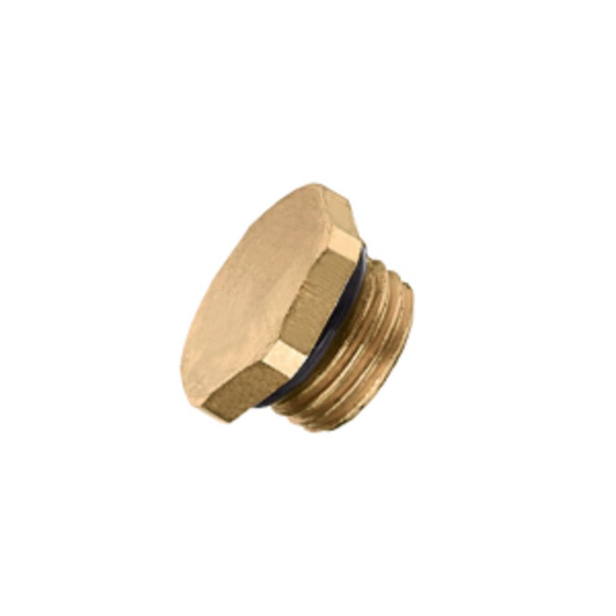 Afdekstop 1/4" met geintegr. O-ring voor stopkraan VVE=50
