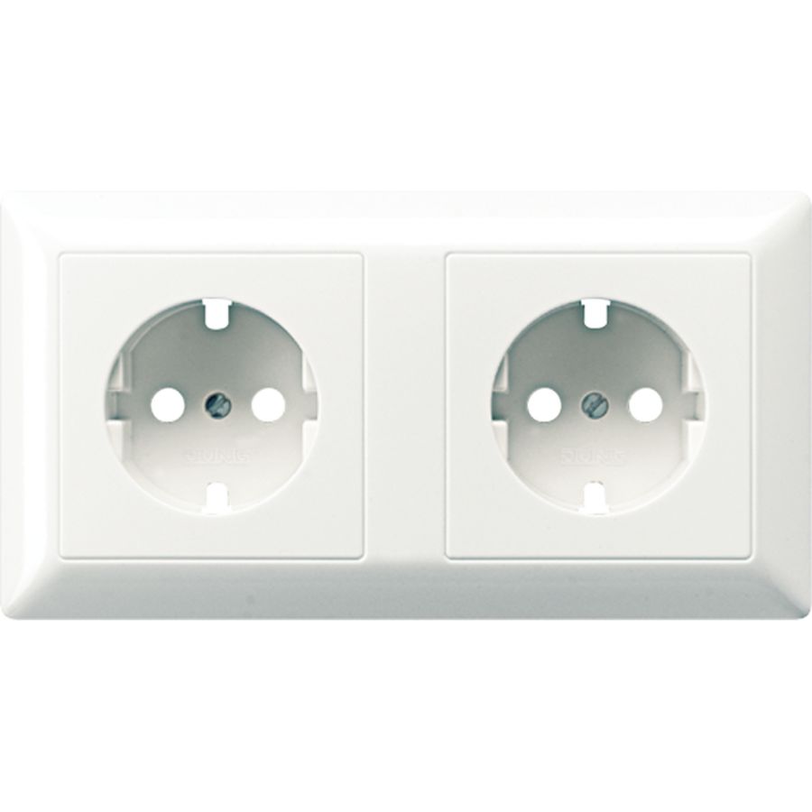 Afdekking wandcontactdoz+randaarde duroplast