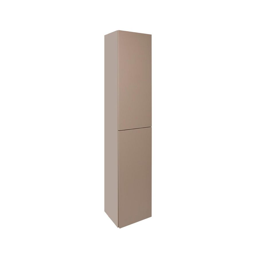 Badkast hoog 400x1720x335mm mat zwart 2xdeur RE PushOpen