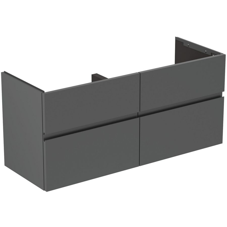 Wastafelmeubel 1200x440x545mm matt anthracite 4 laden Finesse