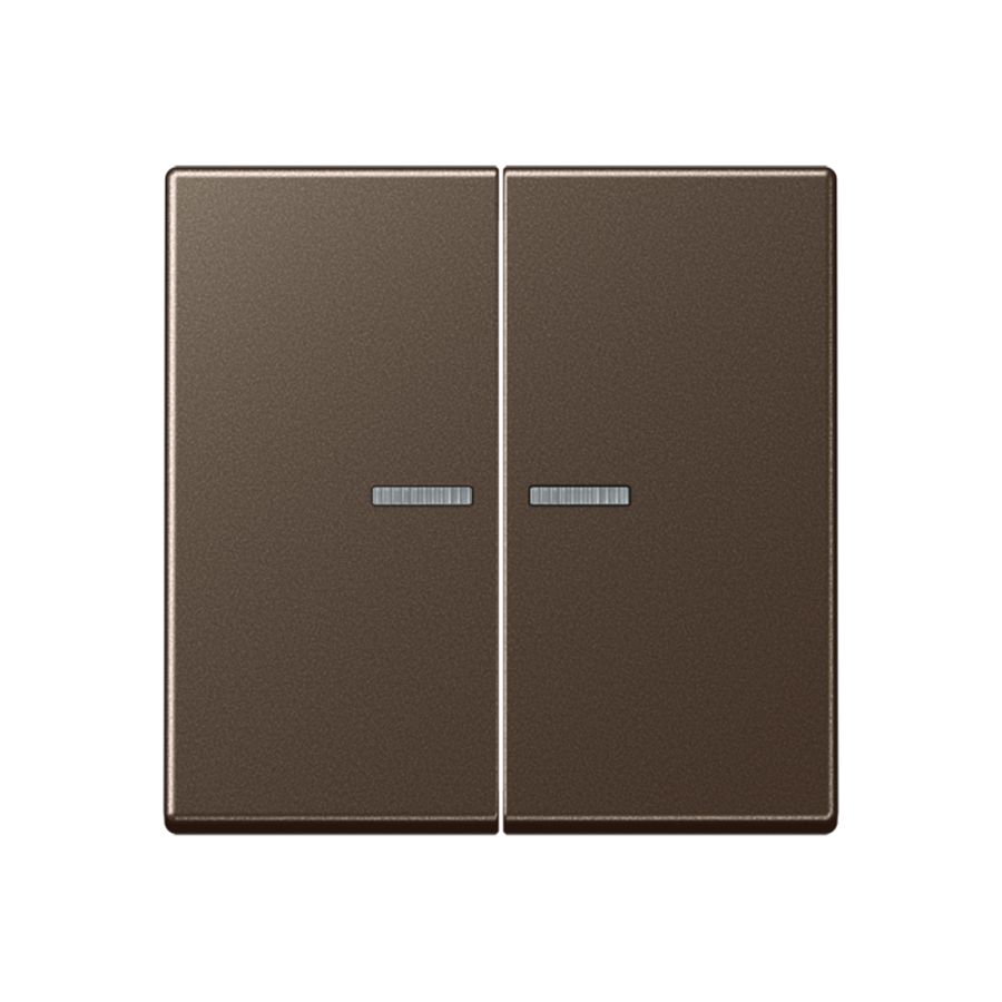 Stuurafdekking A500 2voudig mokka HOME