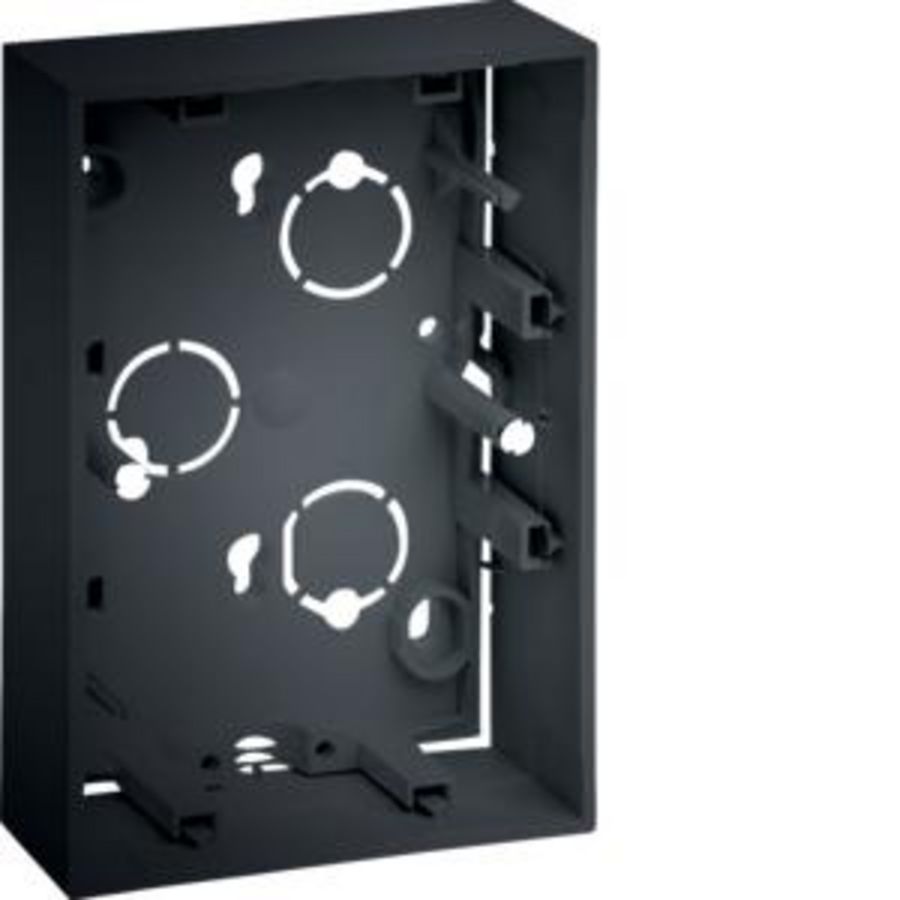 Renovatiebehuizing dubbele contactdozen berker S.1 antraciet