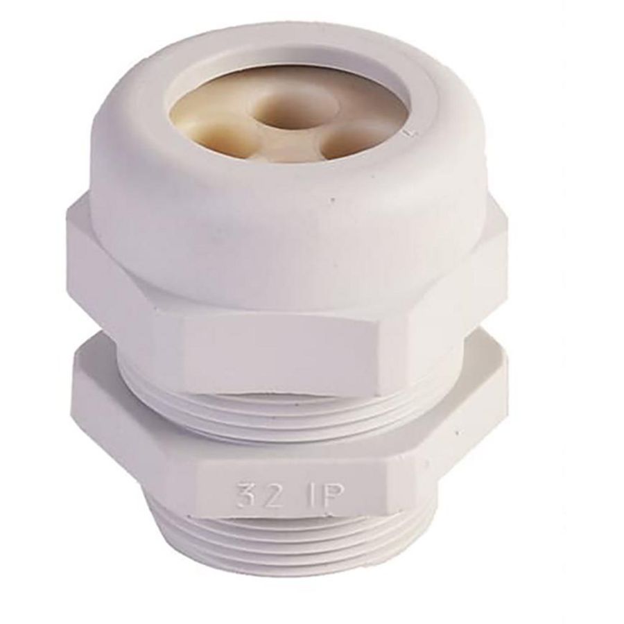 Wartel+meerdere gaten poly 6+25 glasvezel M16 Num VVE=15