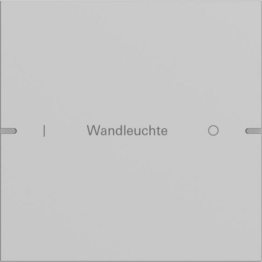 Wippenset 1-voudig indiv. tastsens.4.95 alum.gris m(gel.)