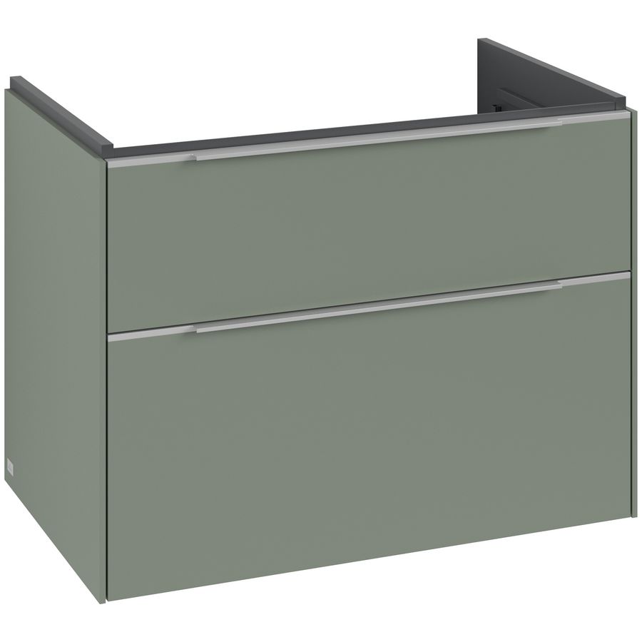 Wastafelonderkastkast SUBWAY 3.0 772x576x478mm Soft Green C57400AF greep alu. glans