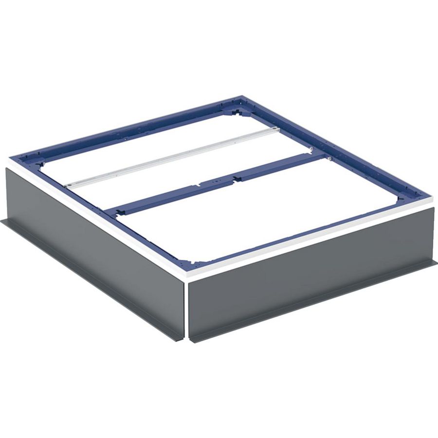 Installatieframe voor douchevloer 110–140cm voor zeven steunpoten: 110x100cm