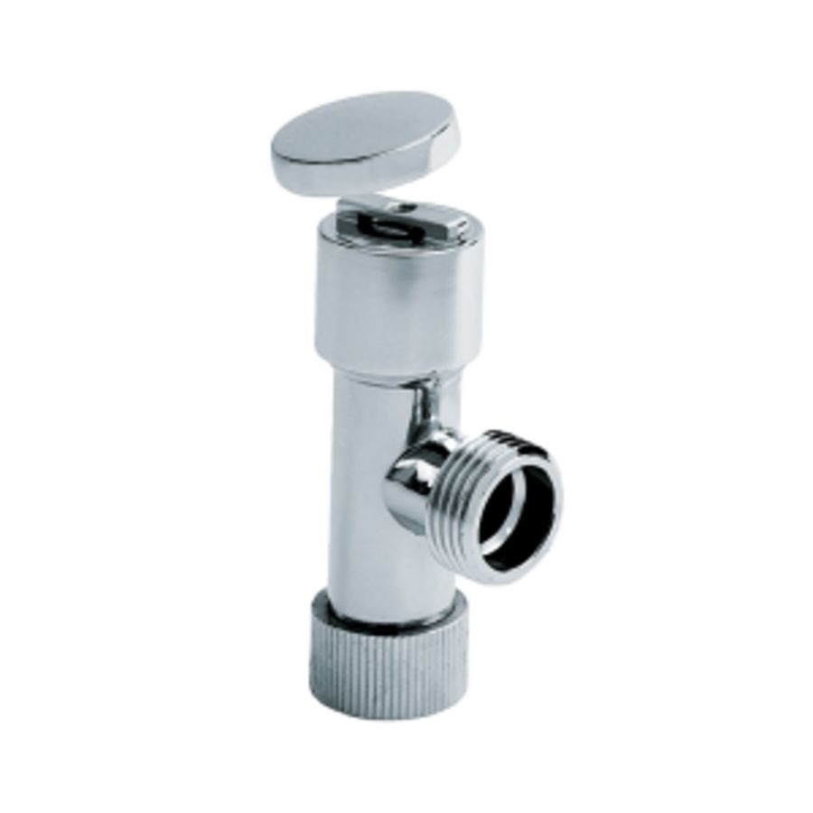 T-beluchter verchroomd 1/2" bi.dr.x1/2" bu.dr.