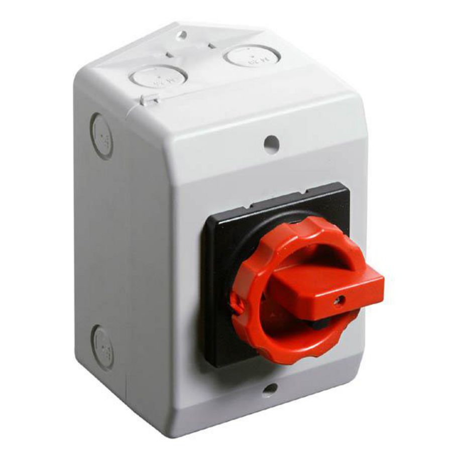 Werkschakelaar 16A 3-polig opbouw IP65 A550030