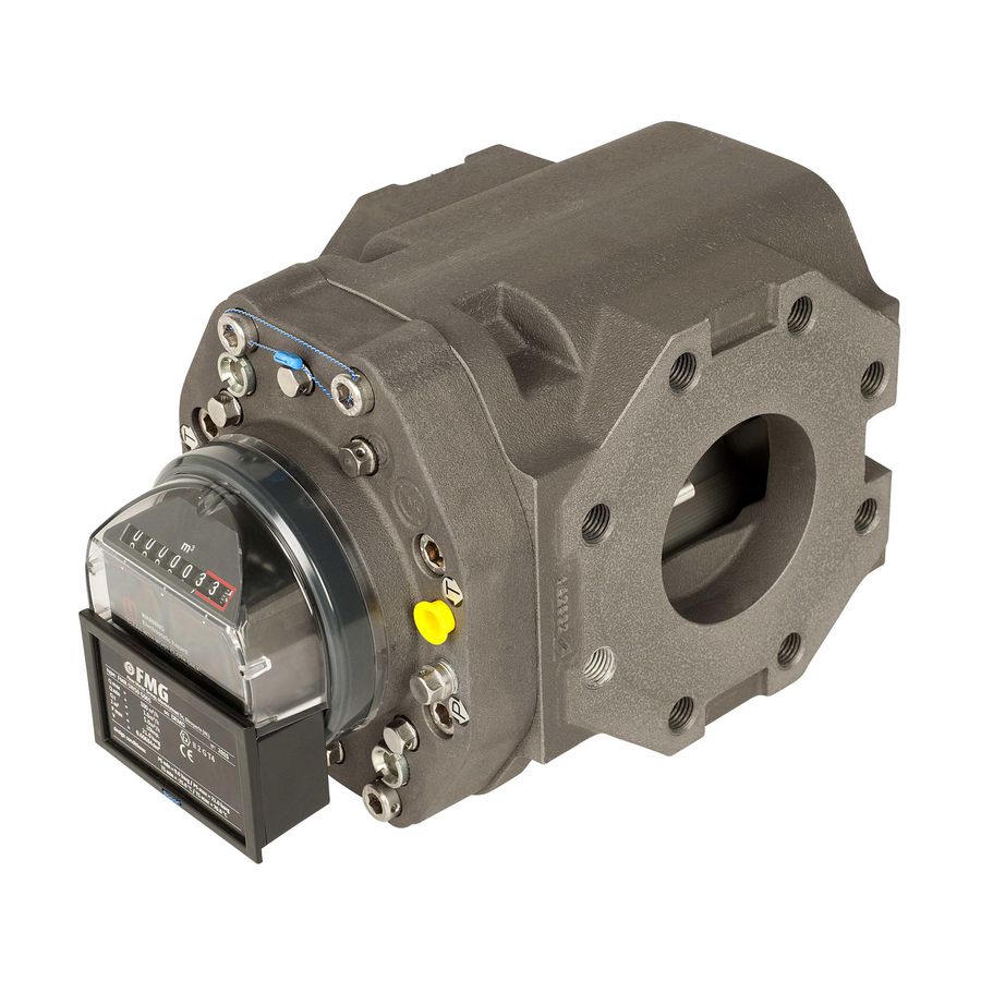 Rotorgasmeter FMR G100 DN80 PN16 meetbereik 1-160m³/h