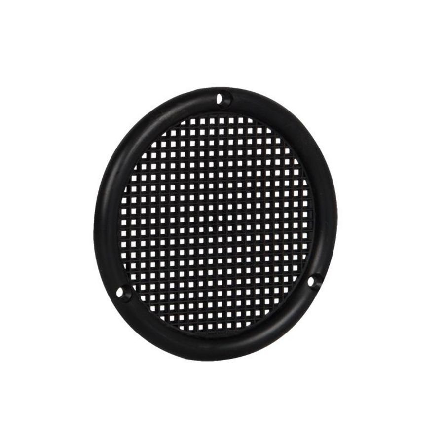 Ventilatierooster kunststof Ø56mm vlak zwart