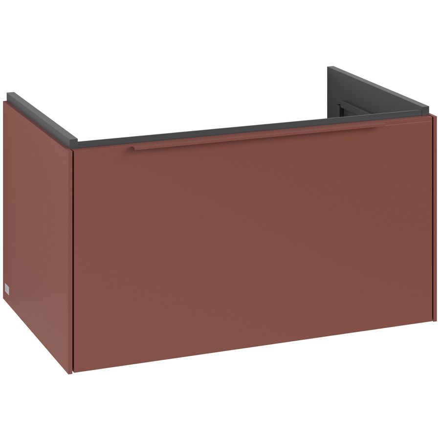 Wastafelonderkastkast SUBWAY 3.0 772x429x478mm Wine Red C573L2AH greep monochroom