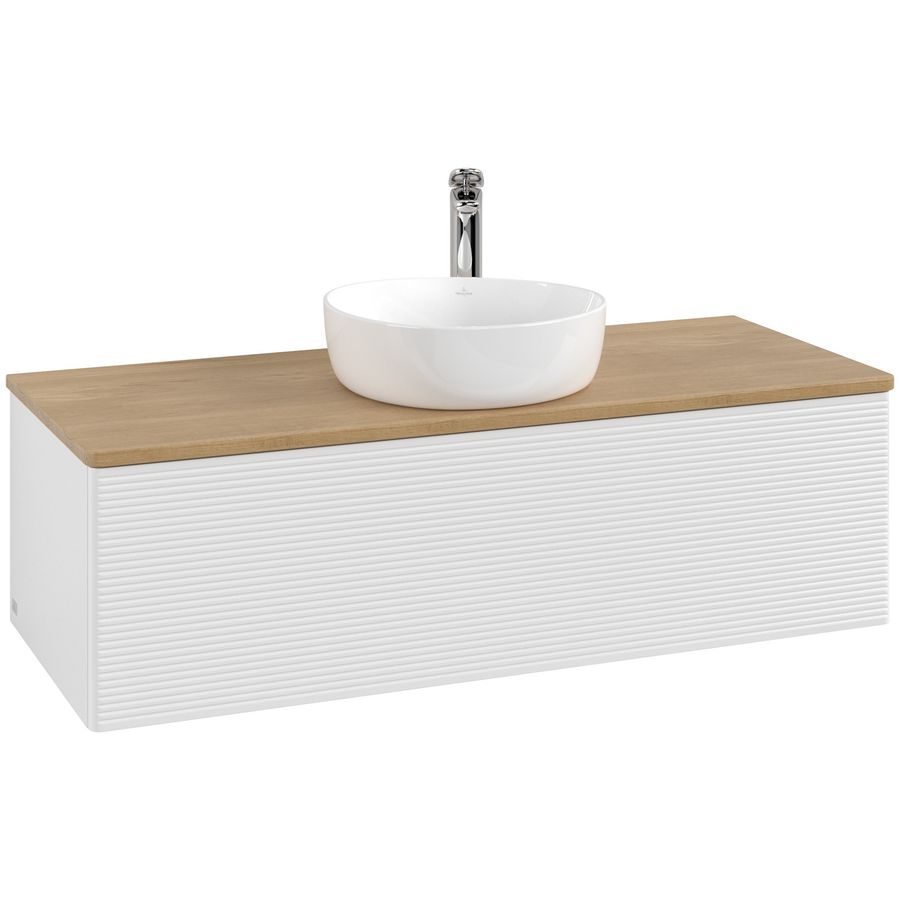 Wastafelonderkast Antao 1200x360x500mm G.White.L L32151GF