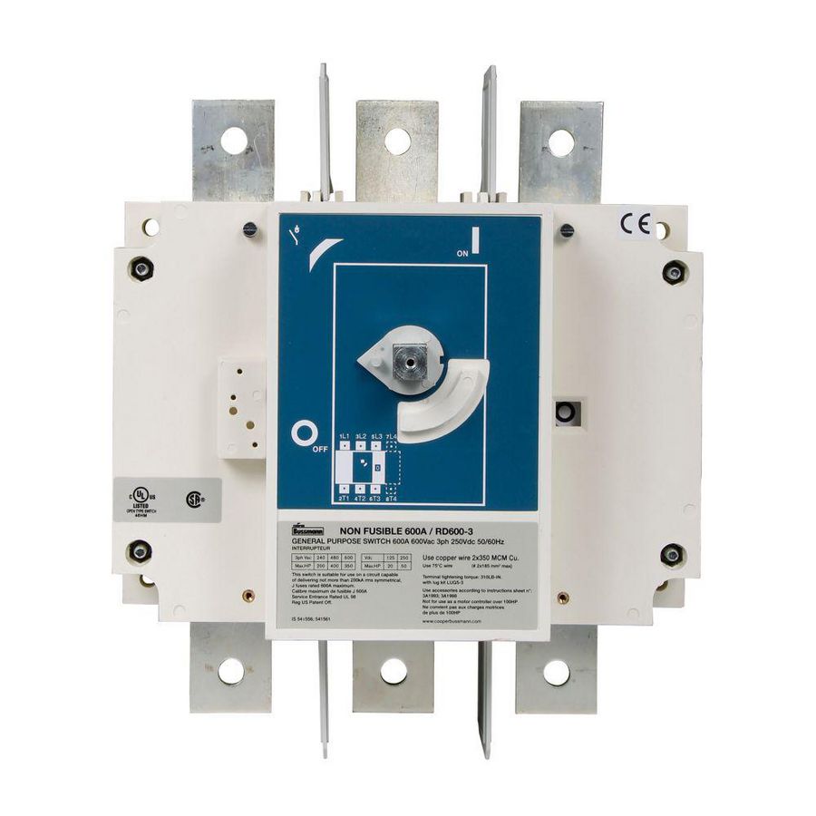 Lastscheider Switch 600A Non-F 3P UL98