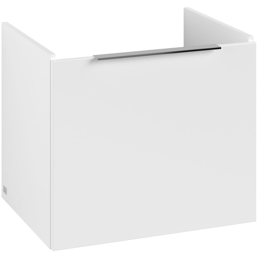 Wastafelonderkastkast ARCHITECTURA 550x470x420mm wit mat greep alu. glans
