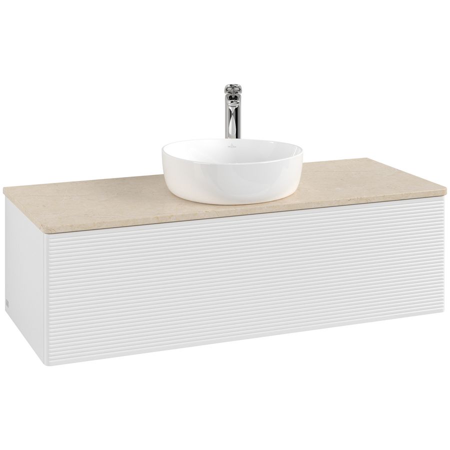 Wastafelonderkast Antao 1200x360x500mm G.White.L L32153GF