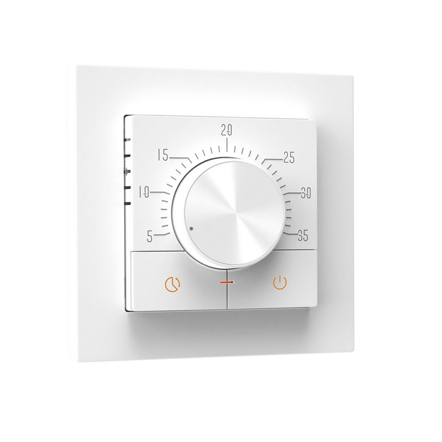 Thermostaat STANDARD-CONTROL aan/uit wit 230V incl. vloersensor