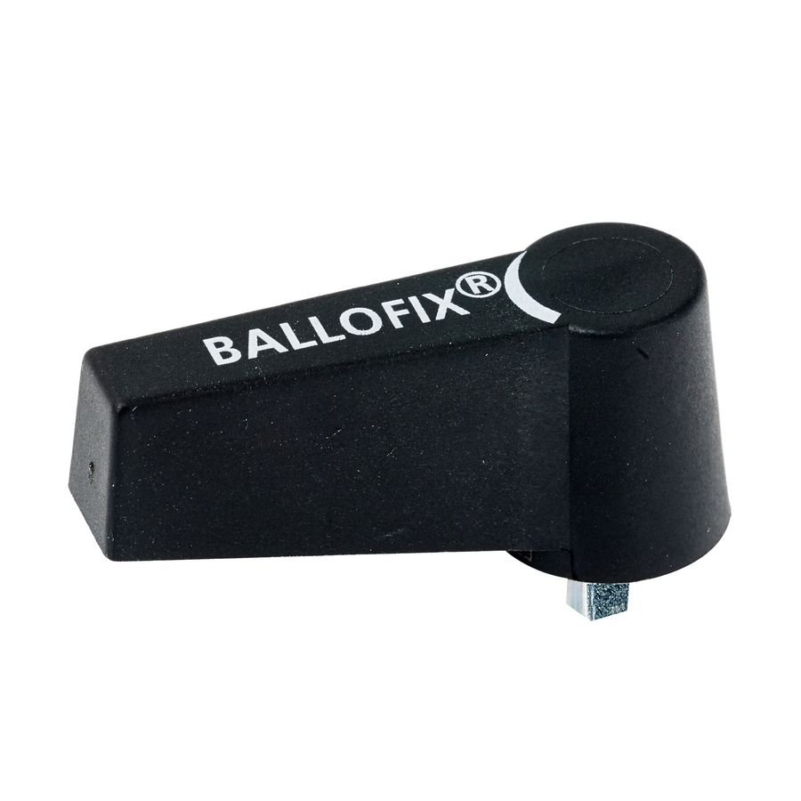 Ballofix hendel oud model 3MMzeskant DN6-15 zwart