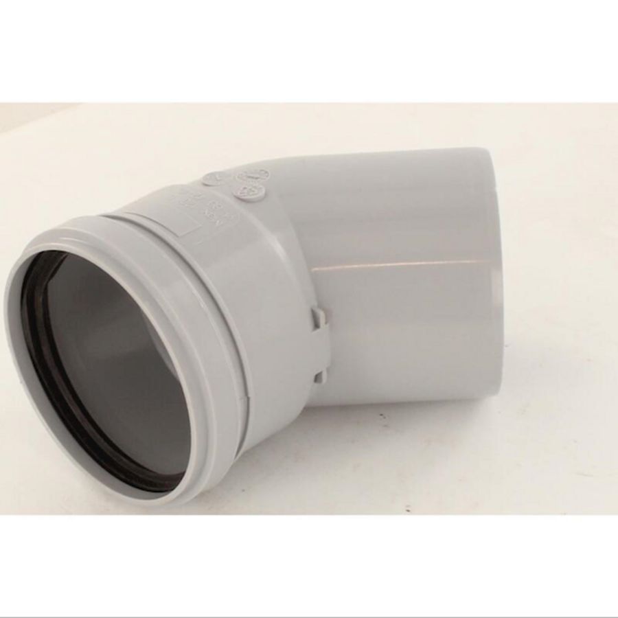 Rookgasafvoer Bocht PP 45° 80mm