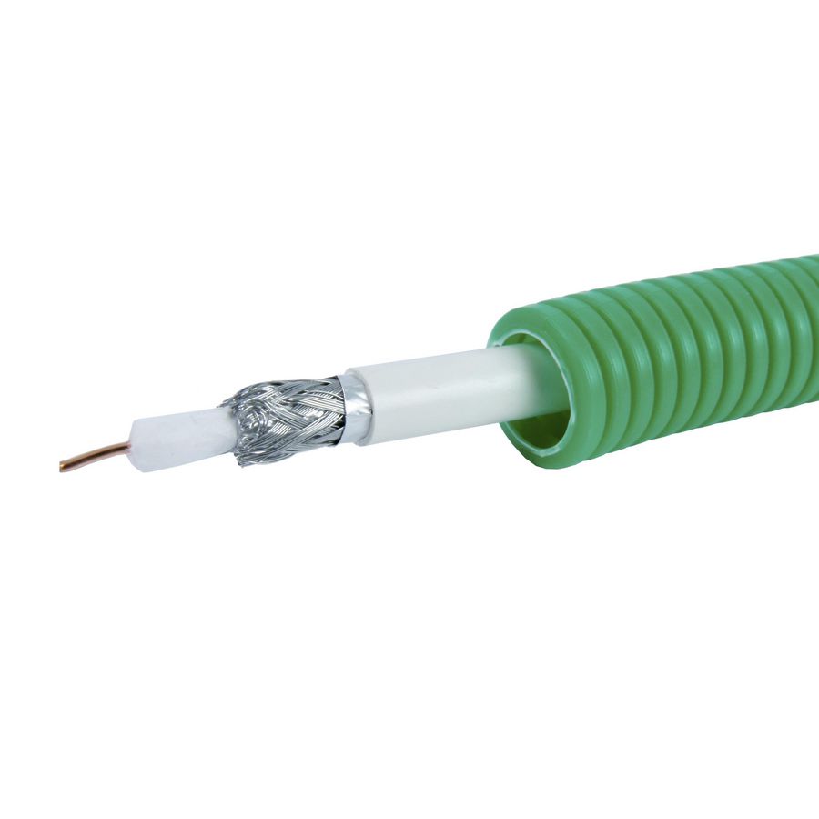 Rol a 100mtr. voorbedrade flexibele buis FlexPP GN 16 SAT KO/AL