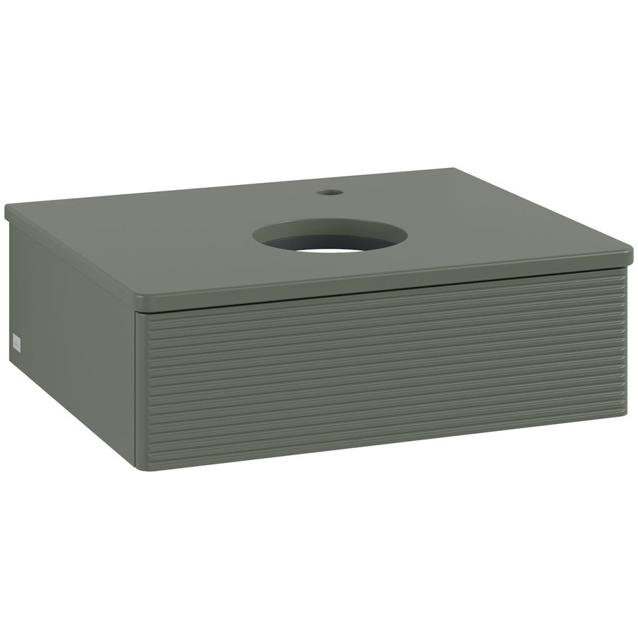 Wastafelonderkast Antao 600x190x500mm L.Green Matt Lacquer L07150HL