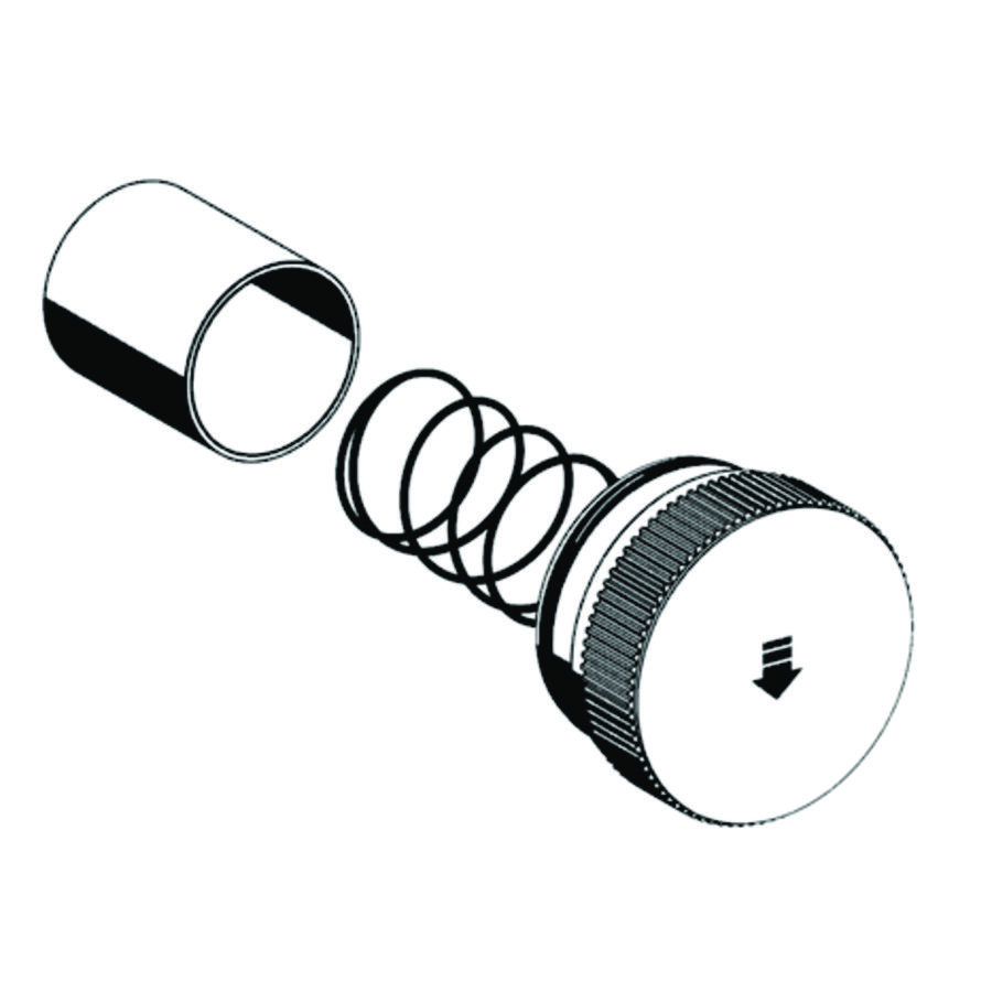 Bedieningsknop LINUS SC-Mchr. v. wandinbouw douche mengwater