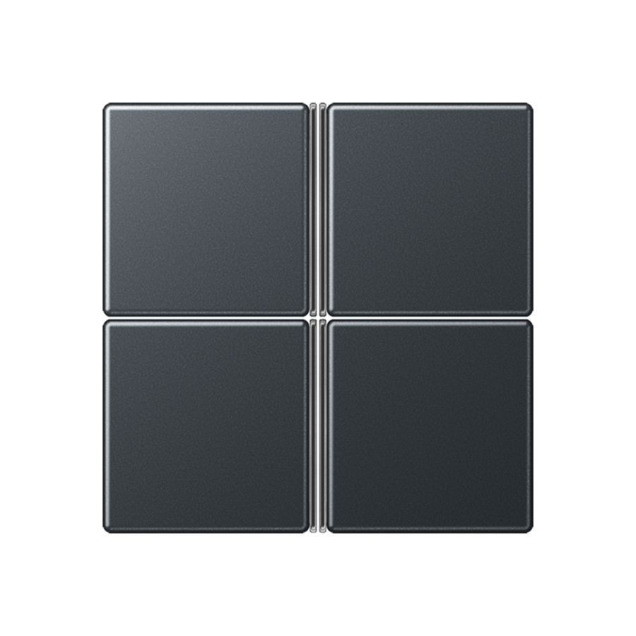 Tastafdekking A/AS 3v compl Antr mat KNX