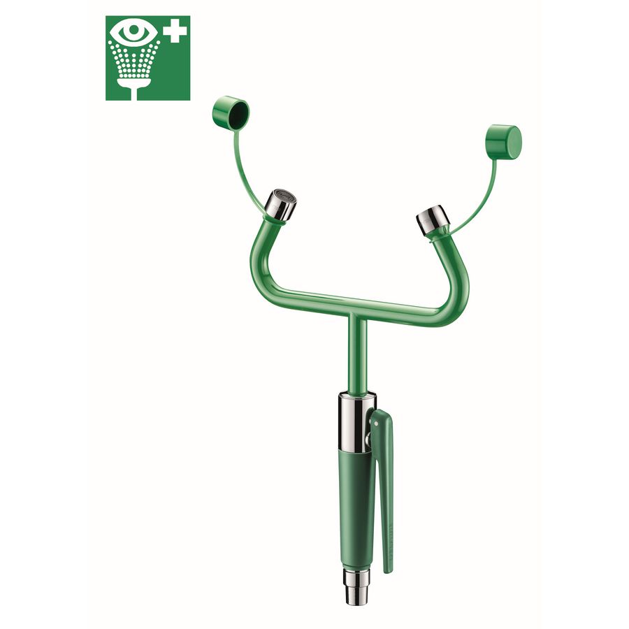 Oogdouche bladmodel met 2 sproeiers + signalisatieplaat