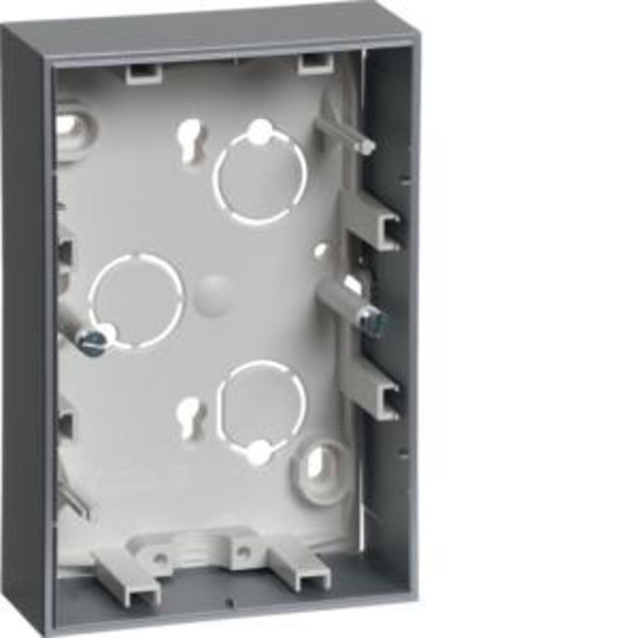 Renovatiebehuizing dubbele contactdozen berker S.1 alulook