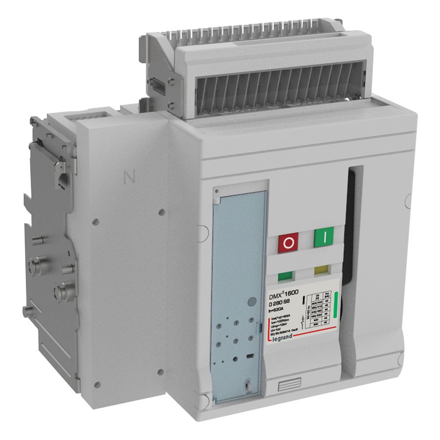 Vermogenautomaat DMX3 4-polig 630A + MP2 42kA