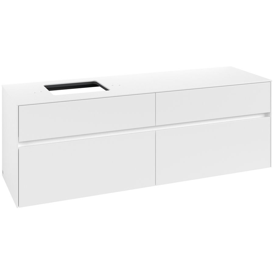 Wastafelonderkast Collaro 1600x548x500mm Wh.Matt C13500MS