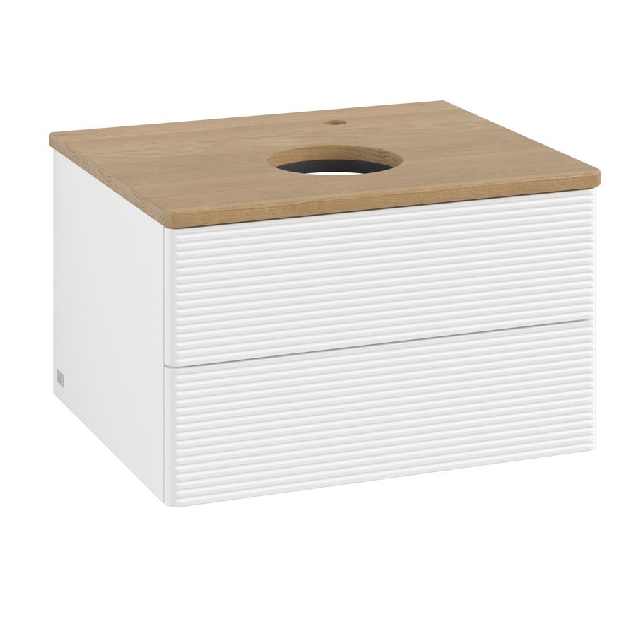 Wastafelonderkast Antao 600x360x500mm White Matt Lacquer K18151MT