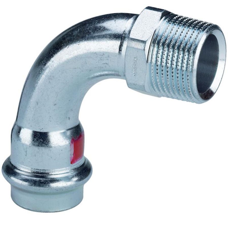 Draadbocht persaansluiting 90° PRESTABO 15x3/8"bt.dr VVE=5