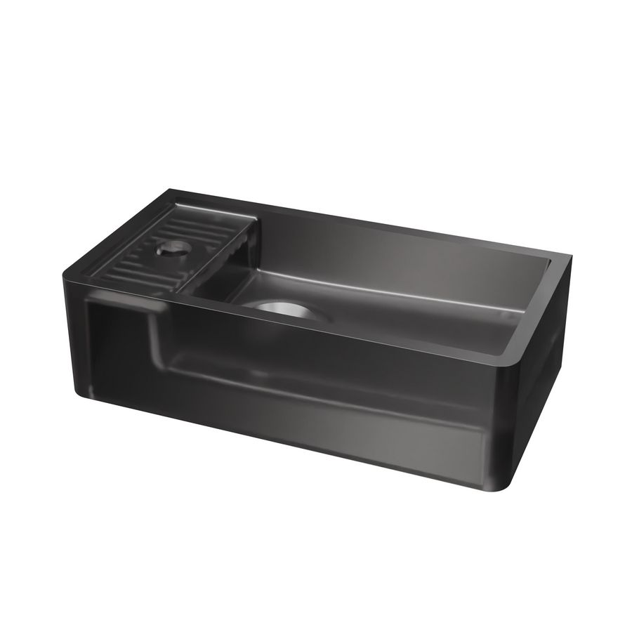 solid frosted TINY WASH L smoke