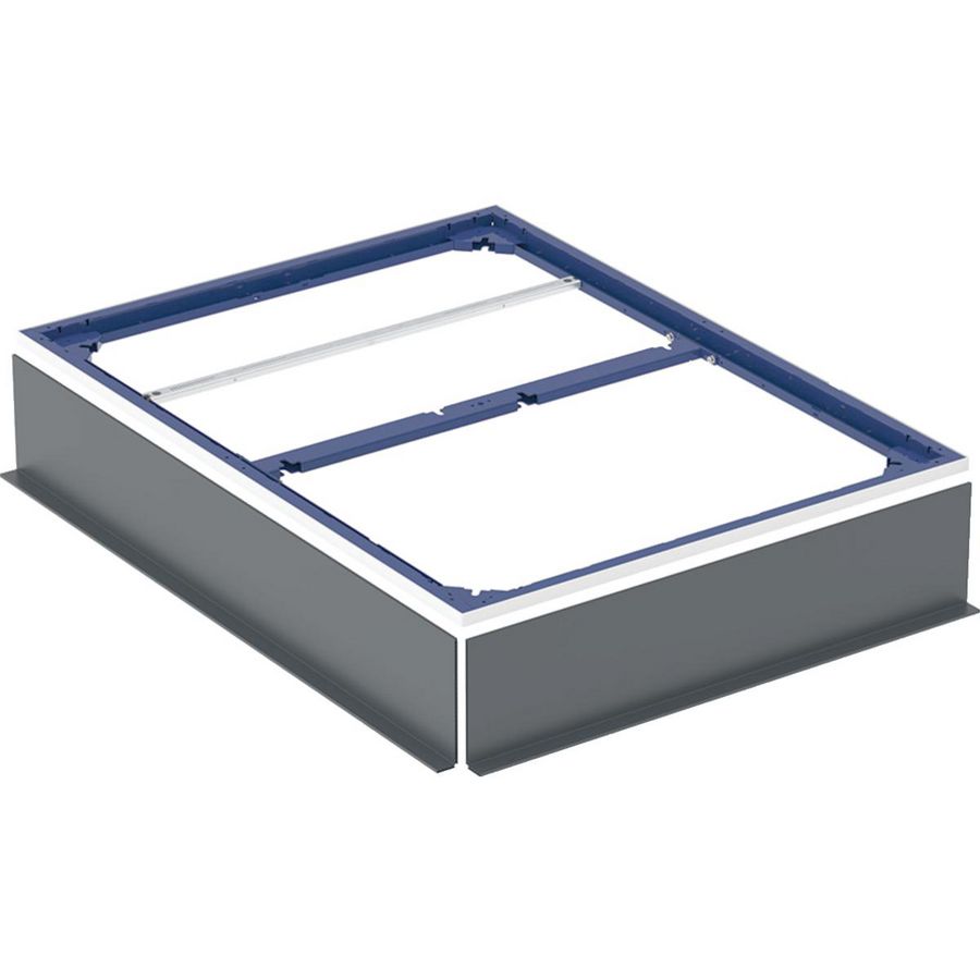 Installatieframe voor douchevloer 110–140cm voor zeven steunpoten: 120x90cm