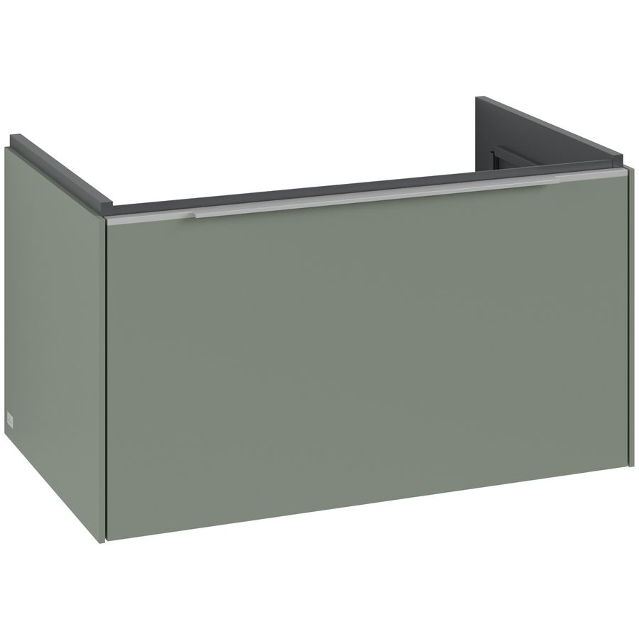 Wastafelonderkastkast SUBWAY 3.0 772x429x478mm Soft Green C573L0AF greep alu. glans
