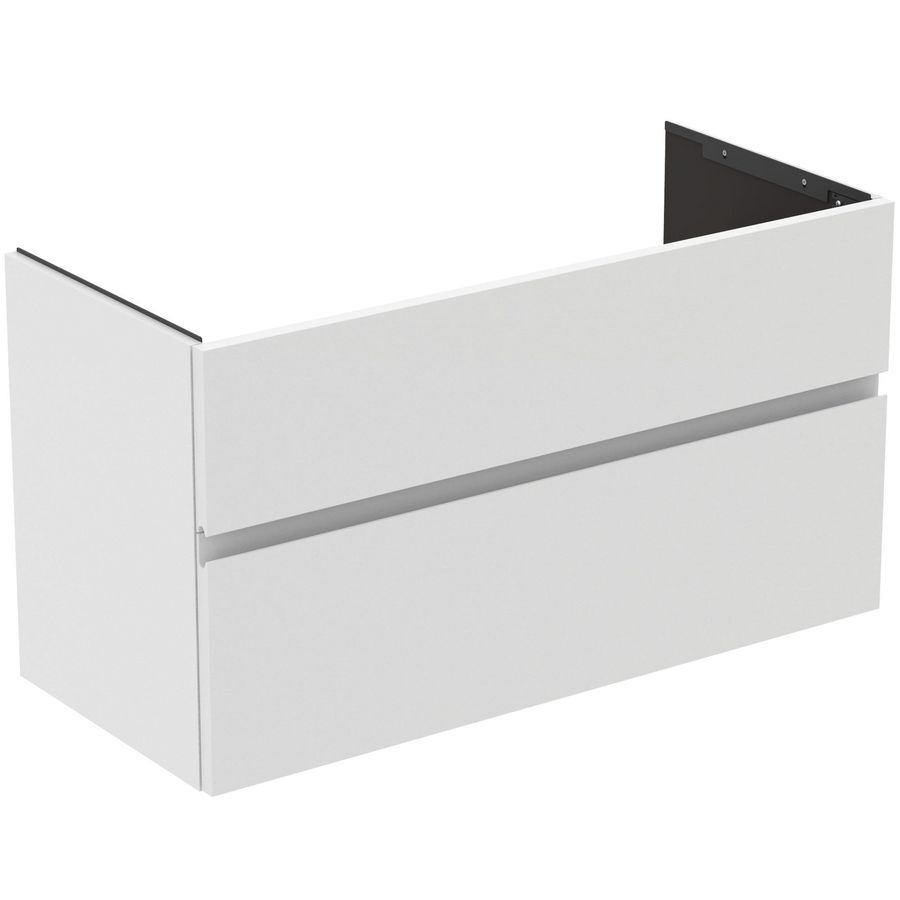 Wastafelmeubel 1000x440x545mm matt white 2 laden Finesse