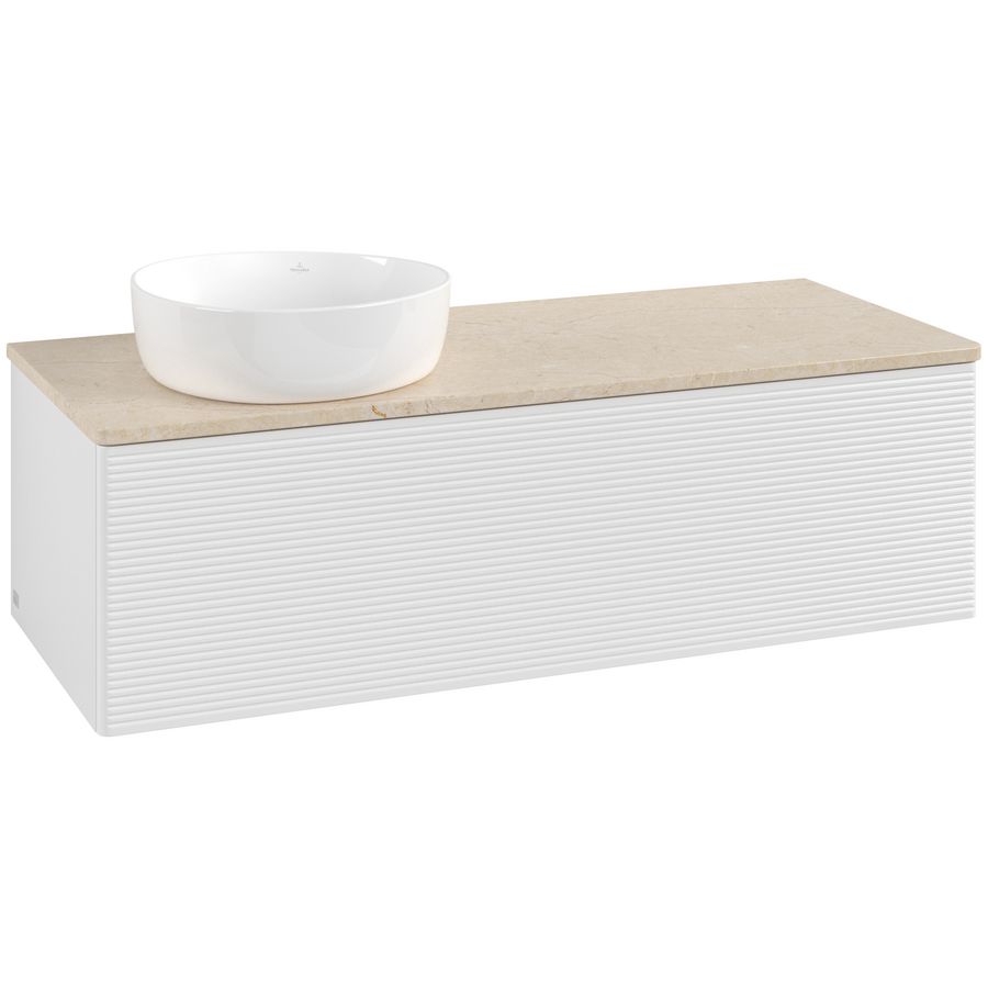 Wastafelonderkast Antao 1200x360x500mm G.White.L L33113GF